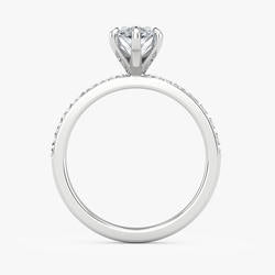 Yellow and White Gold 2.28cttw Lab Grown Diamond Ring
