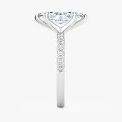 Yellow and White Gold 2.28cttw Lab Grown Diamond Ring