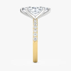 Yellow and White Gold 2.28cttw Lab Grown Diamond Ring