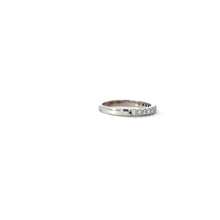 14K White Gold 0.40cttw Diamond Wedding Band
