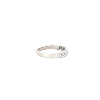 14K White Gold 0.50cttw Diamond Wedding Band