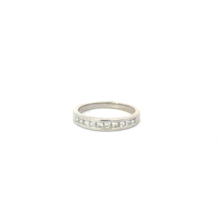 14K White Gold 0.50cttw Diamond Wedding Band
