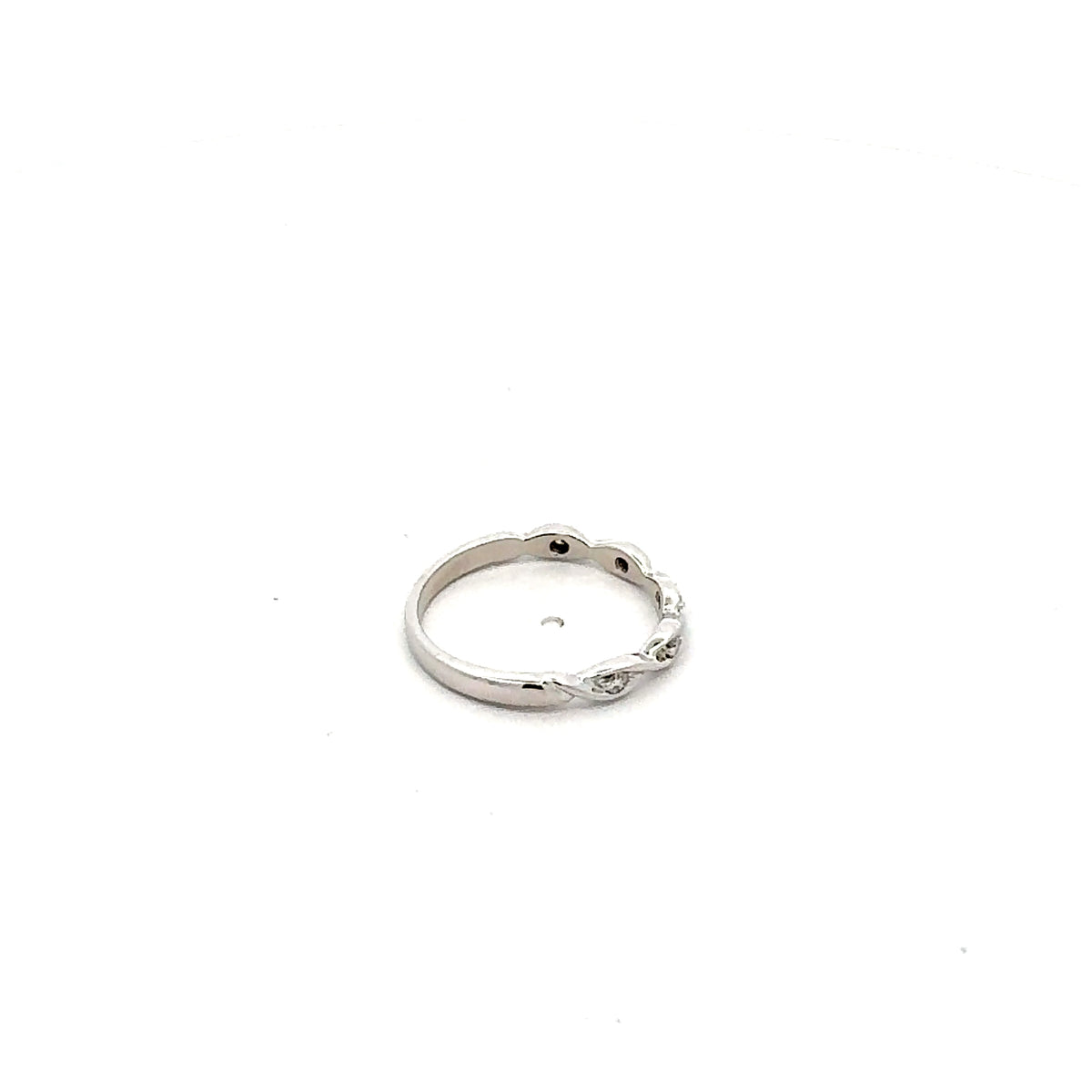 10K White Gold 0.08cttw Diamond Ring