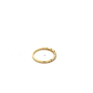 10K Yellow Gold 0.12cttw Diamond Ring