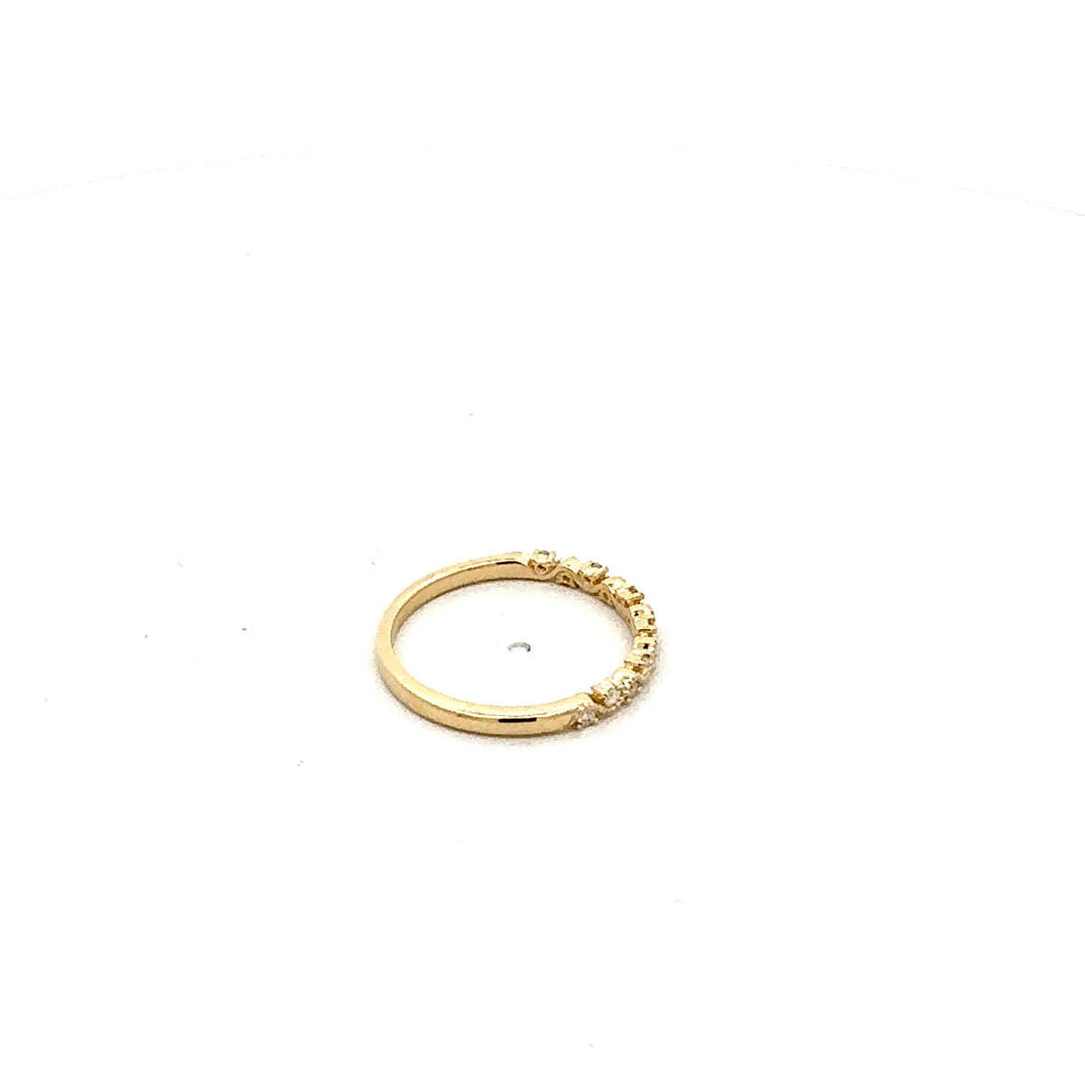 10K Yellow Gold 0.12cttw Diamond Ring