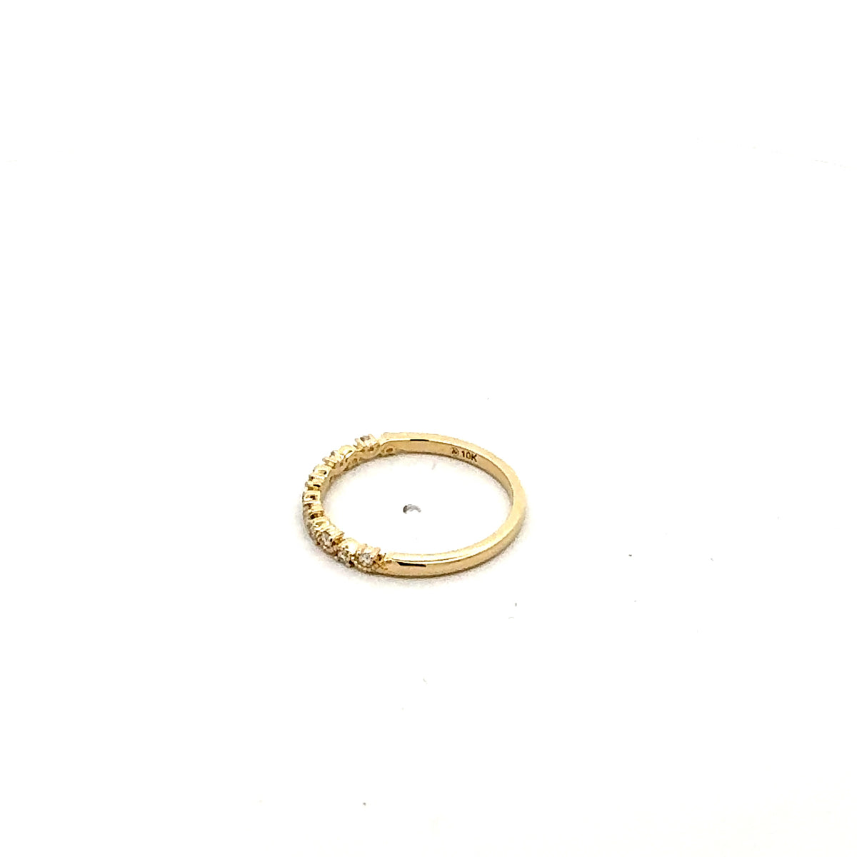 10K Yellow Gold 0.12cttw Diamond Ring