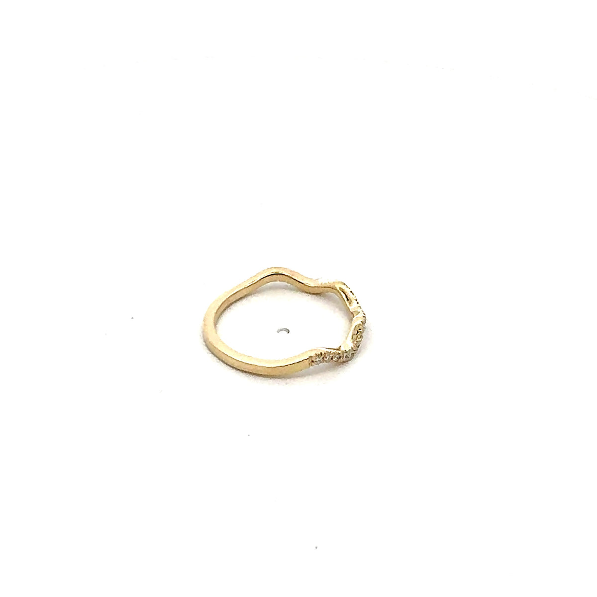 10K Yellow Gold 0.15cttw Diamond Ring