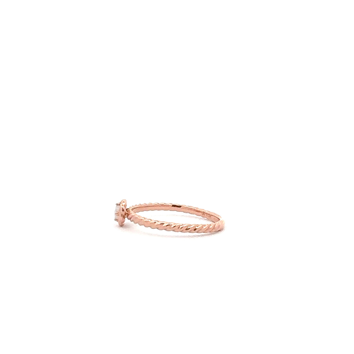 10K Rose Gold Opal Ring