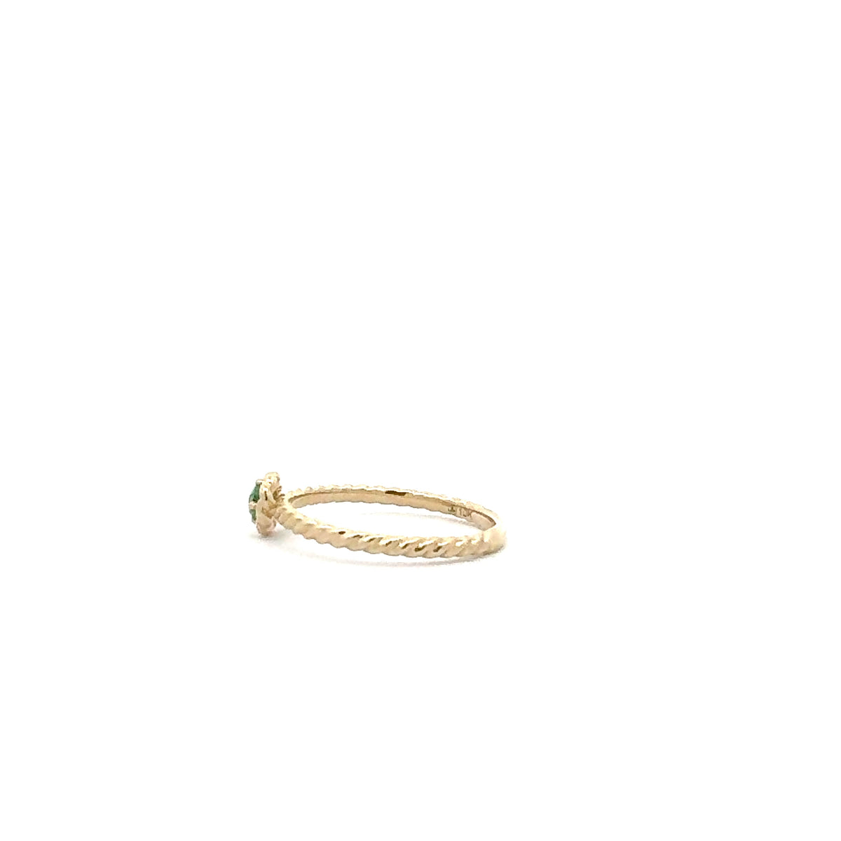 10K Yellow Gold Emerald Ring