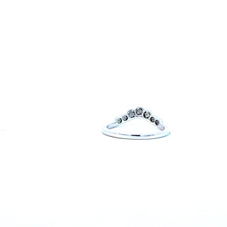 10K White Gold Diamond Wedding Ring