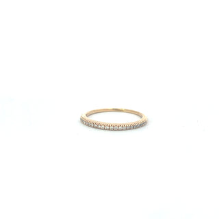 14K Yellow Gold 0.15cttw Diamond Band