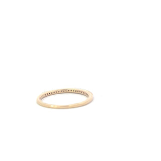 14K Yellow Gold 0.15cttw Diamond Band