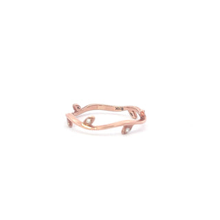 10K Rose Gold 0.024cttw Diamond Ring