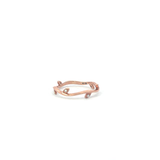 10K Rose Gold 0.024cttw Diamond Ring