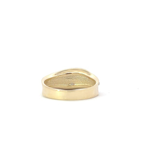 10K Yellow Gold 0.11cttw Diamond Ring