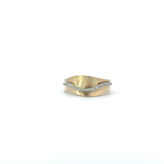 10K Yellow Gold 0.11cttw Diamond Ring