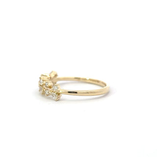 14K Yellow Gold 0.25cttw Diamond Ring
