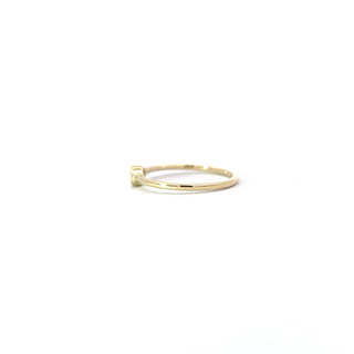 10k Yellow Gold 0.10cttw Diamond Ring