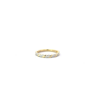 10k Yellow Gold 0.10cttw Diamond Ring