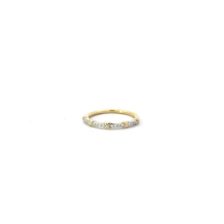 10K Yellow Gold 0.08cttw Diamond Ring