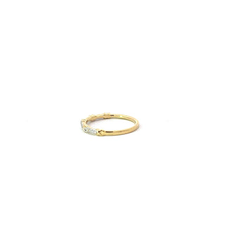 10K Yellow Gold 0.08cttw Diamond Ring
