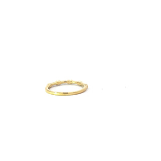 10K Yellow Gold 0.08cttw Diamond Ring