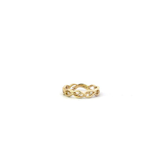 10k Yellow Gold 0.03cttw Diamond Ring