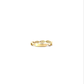 10K Yellow Gold 0.20cttw Diamond Ring