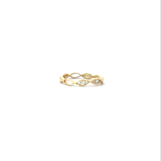 10K Yellow Gold 0.20cttw Diamond Ring