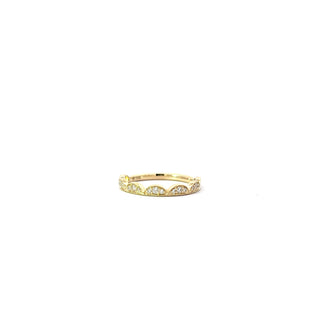10K Yellow Gold 0.13cttw Canadian Diamond Ring