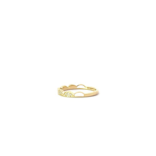 10K Yellow Gold 0.13cttw Canadian Diamond Ring