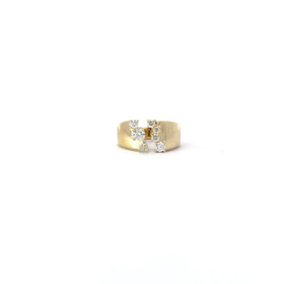 10K Yellow Gold 0.50cttw Canadian Diamond Ring