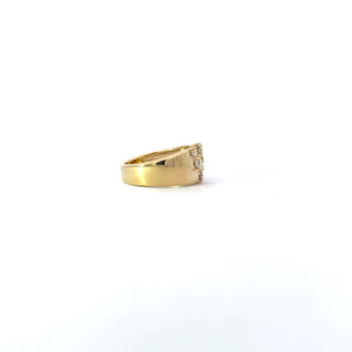 10K Yellow Gold 0.50cttw Canadian Diamond Ring