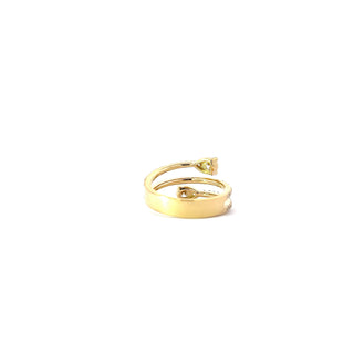 10K Yellow Gold 1.00cttw Canadian Diamond Ring