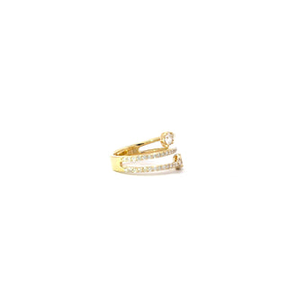10K Yellow Gold 1.00cttw Canadian Diamond Ring