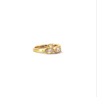 14K Yellow Gold 1.00cttw Lab Grown Diamond Full Bezel Set Band