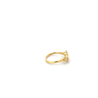 14K Yellow Gold 0.62cttw Lab Grown Canadian Diamond Ring
