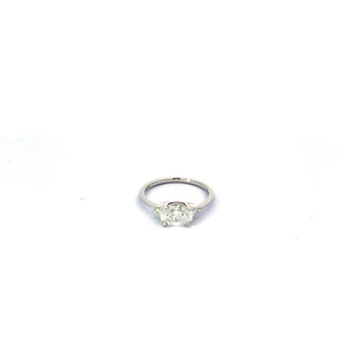 14K White Gold 1.10cttw Lab Grown Canadian Diamond Ring