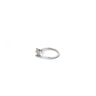 14K White Gold 1.10cttw Lab Grown Canadian Diamond Ring
