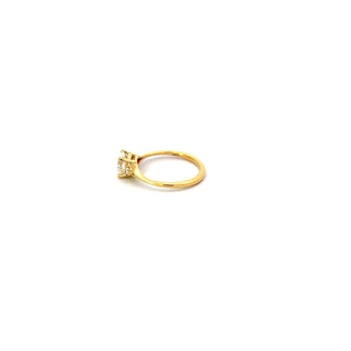 14k Yellow Gold 1.16cttw Lab Grown Canadian Diamond Ring