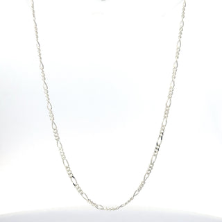 Sterling Silver 1.9mm Figaro Chain