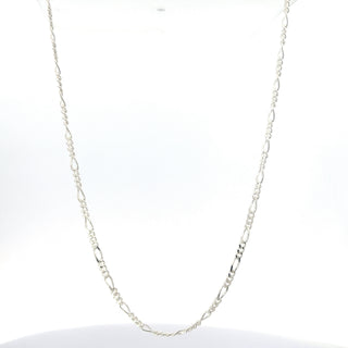 Sterling Silver 2.2mm Figaro Chain