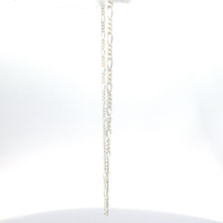 Sterling Silver 2.2mm Figaro Chain