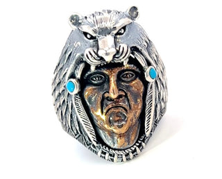 Argent Silver and Turquoise Ring