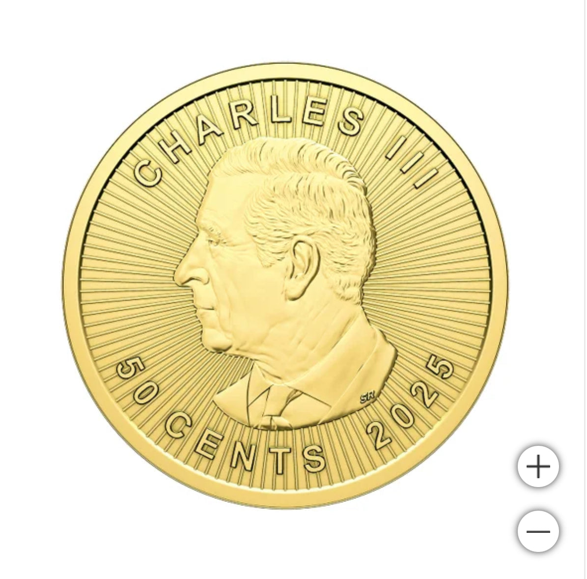 25 x 1g 2025 Canadian Maple Leaf Gold Coins