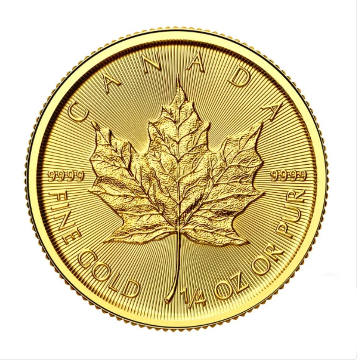 0.25 oz 2025 Canadian Maple Leaf Gold Coin