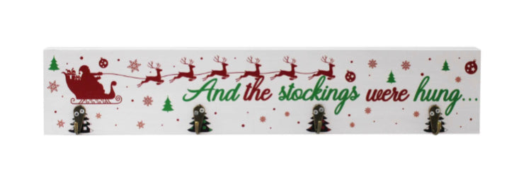 Wooden Stocking Holder