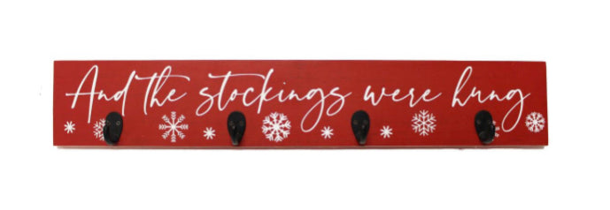 Wooden Stocking Holder