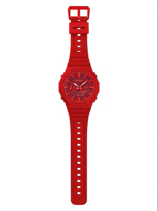 Casio G-Shock Analog Digital Watch Red, GA-2100-4A