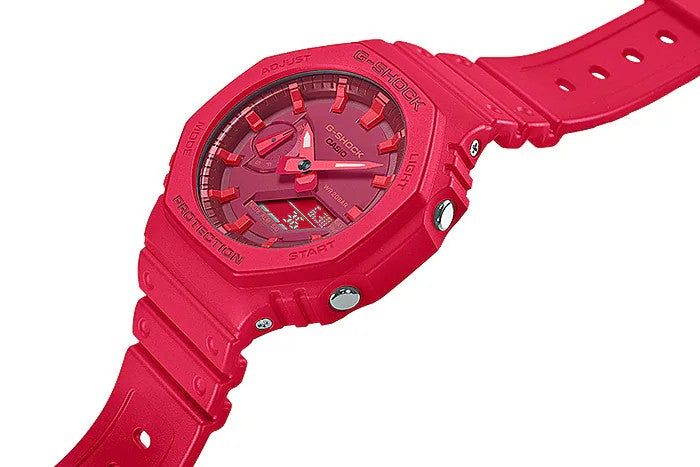 Casio G-Shock Analog Digital Watch Red, GA-2100-4A